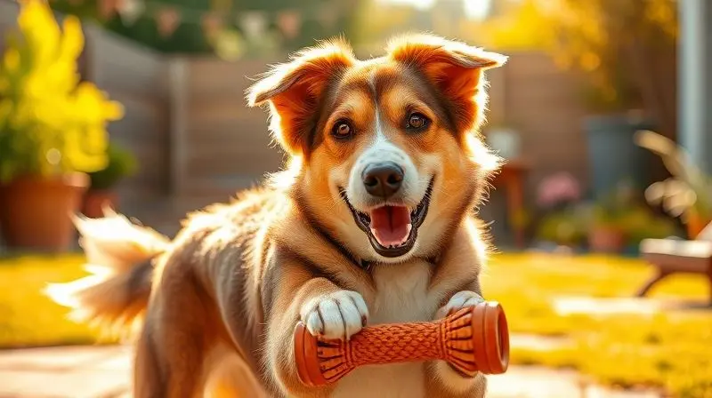 Cachorro saudável e feliz com pelo brilhante, indicando boa adaptação a uma nova ração como a Gran Plus.