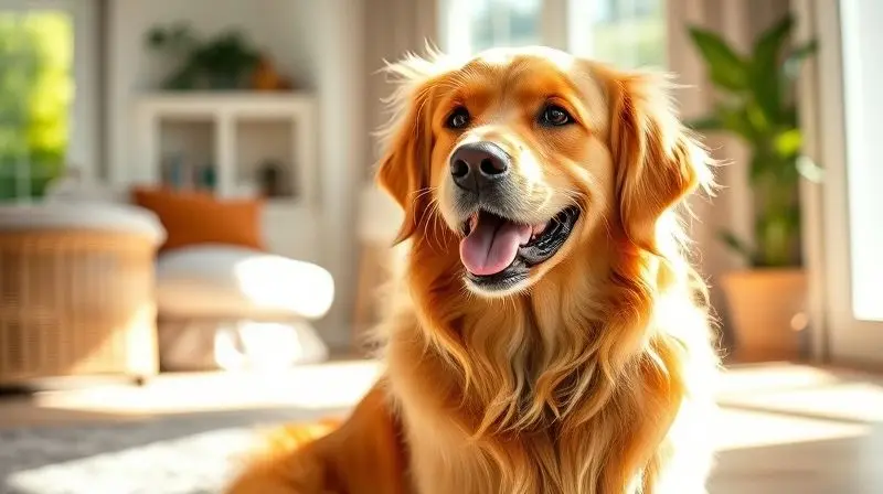 Cão saudável com pelagem brilhante, representando as vantagens de uma alimentação balanceada como a da Fórmula Natural.